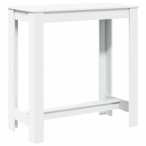 vidaXL Bar Table White 102x50x103.5 cm Engineered Wood