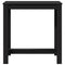 vidaXL Bar Table Black 102x50x103.5 cm Engineered Wood
