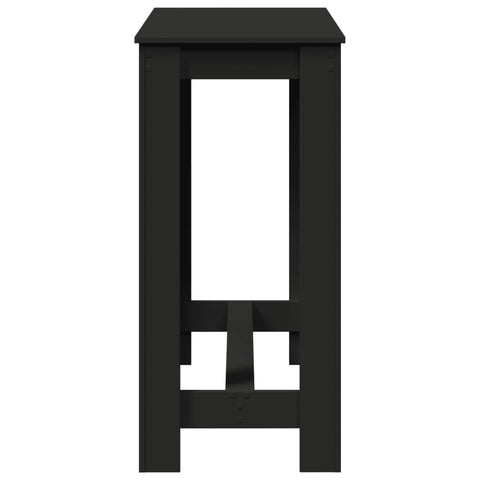 vidaXL Bar Table Black 102x50x103.5 cm Engineered Wood