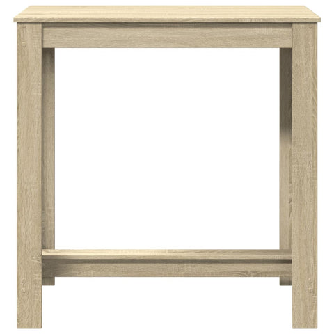 vidaXL Bar Table Sonoma Oak 102x50x103.5 cm Engineered Wood