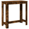 vidaXL Bar Table Smoked Oak 102x50x103.5 cm Engineered Wood