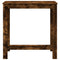 vidaXL Bar Table Smoked Oak 102x50x103.5 cm Engineered Wood