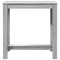 vidaXL Bar Table Grey Sonoma 102x50x103.5 cm Engineered Wood