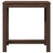 vidaXL Bar Table Brown Oak 102x50x103.5 cm Engineered Wood