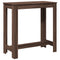 vidaXL Bar Table Brown Oak 102x50x103.5 cm Engineered Wood