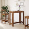 vidaXL Bar Table Old Wood 102x50x103.5 cm Engineered Wood