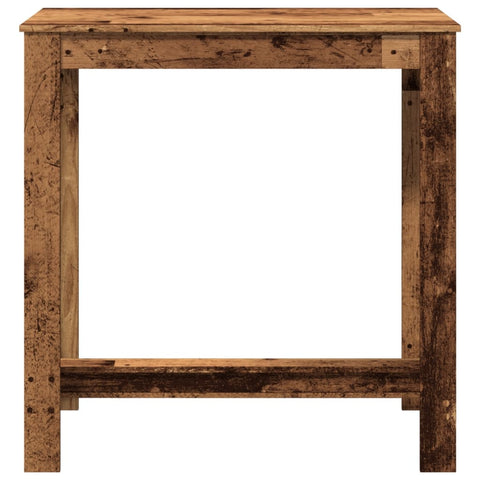 vidaXL Bar Table Old Wood 102x50x103.5 cm Engineered Wood
