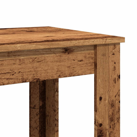 vidaXL Bar Table Old Wood 102x50x103.5 cm Engineered Wood