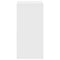 vidaXL Bar Table White 51x50x103.5 cm Engineered Wood