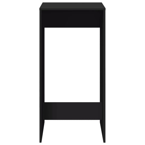 vidaXL Bar Table Black 51x50x103.5 cm Engineered Wood