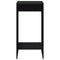 vidaXL Bar Table Black 51x50x103.5 cm Engineered Wood
