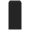 vidaXL Bar Table Black 102x50x103.5 cm Engineered Wood