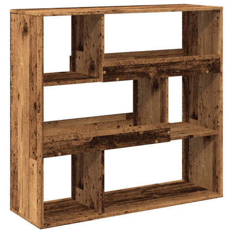 vidaXL Book Cabinet/Room Divider Old Wood 100x33x94.5 cm