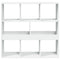 vidaXL Book Cabinet/Room Divider White 100x33x94.5 cm