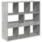 vidaXL Book Cabinet/Room Divider Concrete Grey 100x33x94.5 cm