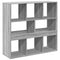 vidaXL Book Cabinet/Room Divider Grey Sonoma 100x33x94.5 cm