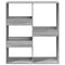 vidaXL Book Cabinet/Room Divider Grey Sonoma 100x33x115 cm