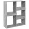 vidaXL Book Cabinet/Room Divider Grey Sonoma 100x33x115 cm