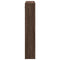 vidaXL Wall Cabinet Brown Oak 80x15x80 cm Engineered Wood