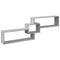 vidaXL Wall Cabinet 158x18x53 cm Grey Sonoma Engineered Wood