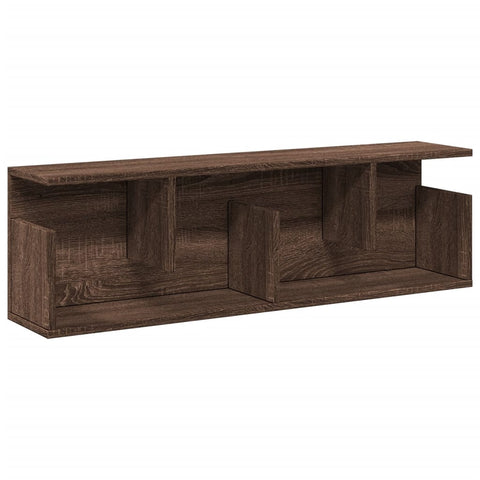 vidaXL Wall Cabinet 100x20x30 cm Brown Oak Engineered Wood