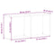vidaXL Wall Cabinet 60x16x30 cm Concrete Grey Engineered Wood