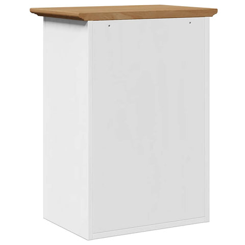 vidaXL Bathroom Wall Cabinet BODO White and Brown 44x30x60 cm