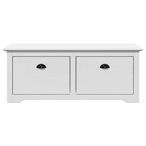 vidaXL Hallway Bench BODO White 114x40x45 cm