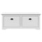 vidaXL Hallway Bench BODO White 114x40x45 cm