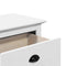 vidaXL Hallway Bench BODO White 114x40x45 cm