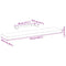 vidaXL Floating Shelves 4 pcs 110x23.5x4 cm Engineered Wood