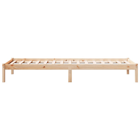 vidaXL Extra Long Bed Frame without Mattress 80x220 cm Solid Wood Pine