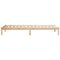 vidaXL Extra Long Bed Frame without Mattress 80x220 cm Solid Wood Pine