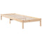 vidaXL Extra Long Bed Frame without Mattress 80x220 cm Solid Wood Pine