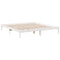vidaXL Extra Long Bed Frame without Mattress White 180x220 cm Solid Wood Pine