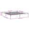 vidaXL Extra Long Bed Frame without Mattress White 180x220 cm Solid Wood Pine