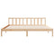 vidaXL Extra Long Bed Frame without Mattress 200x210 cm Solid Wood Pine