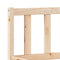 vidaXL Extra Long Bed Frame without Mattress 200x210 cm Solid Wood Pine