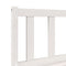 vidaXL Extra Long Bed Frame without Mattress White 90x220 cm Solid Wood Pine