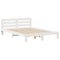 vidaXL Bed Frame without Mattress White 140x200 cm Solid Wood Pine