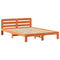 vidaXL Bed Frame without Mattress Wax Brown 140x200 cm Solid Wood Pine