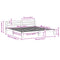vidaXL Bed Frame without Mattress White 180x200 cm Super King Solid Wood Pine