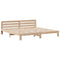vidaXL Bed Frame without Mattress 200x200 cm Solid Wood Pine