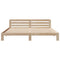 vidaXL Bed Frame without Mattress 200x200 cm Solid Wood Pine