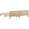 vidaXL Bed Frame without Mattress 200x200 cm Solid Wood Pine