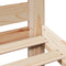 vidaXL Bed Frame without Mattress 200x200 cm Solid Wood Pine