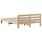 vidaXL Bed Frame without Mattress 120x190 cm Small Double Solid Wood Pine