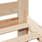 vidaXL Bed Frame without Mattress 120x190 cm Small Double Solid Wood Pine