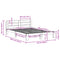 vidaXL Bed Frame without Mattress 120x190 cm Small Double Solid Wood Pine