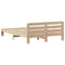 vidaXL Bed Frame without Mattress 135x190 cm Double Solid Wood Pine
